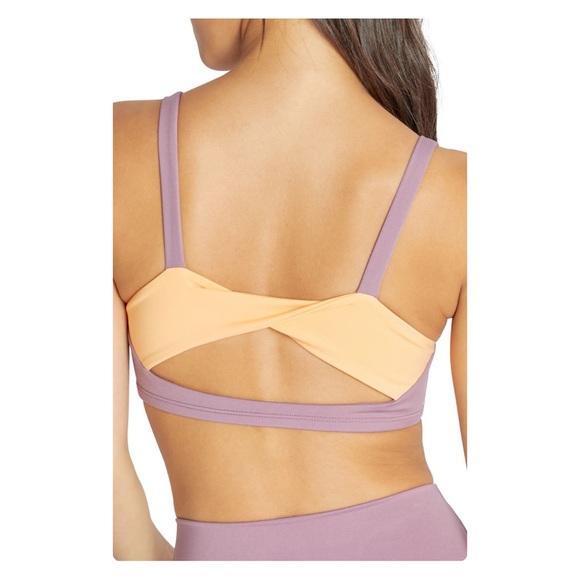 ★ Wildfox Karma Twist Back Sports Bra - Grapeade/LightIrange ★ - Picture 5 of 17